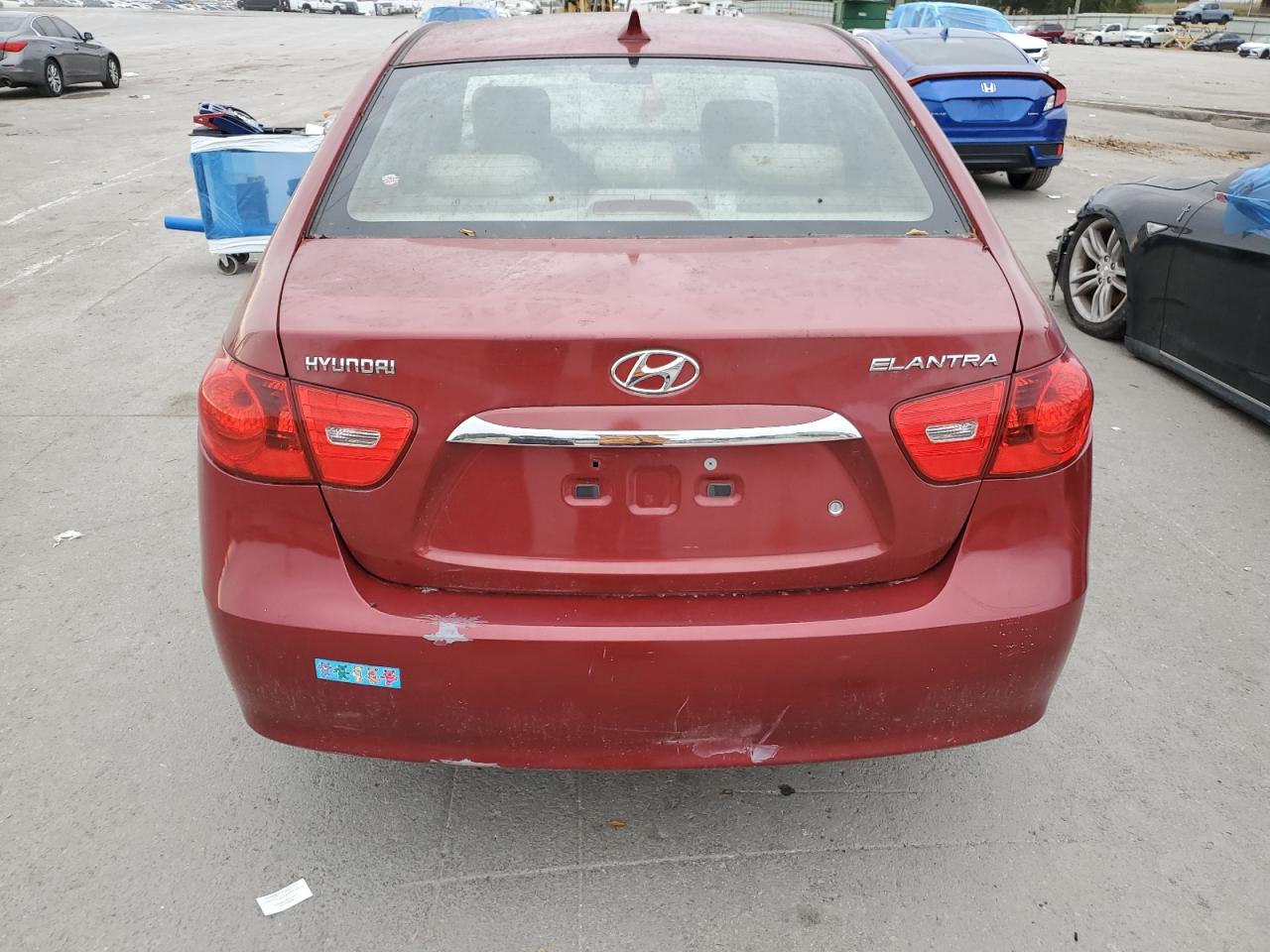 KMHDU4AD2AU865394 2010 Hyundai Elantra Blue