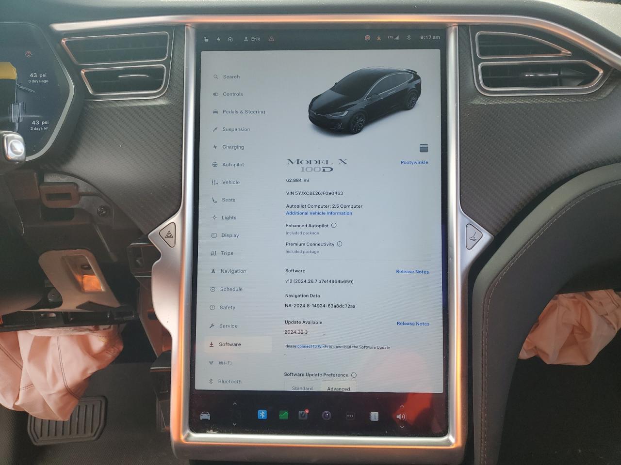 5YJXCBE26JF090463 2018 Tesla Model X