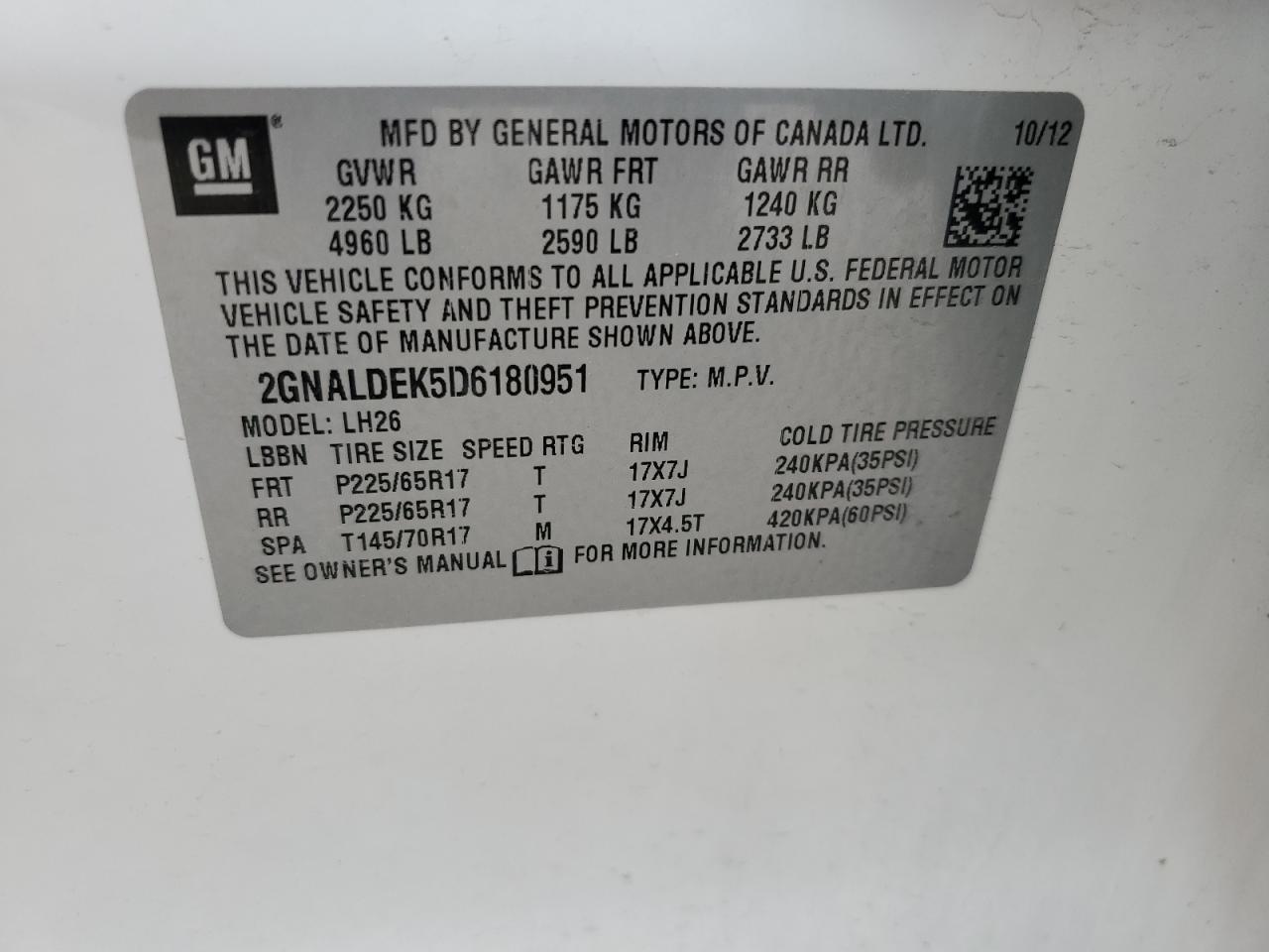 2013 Chevrolet Equinox - Image 16