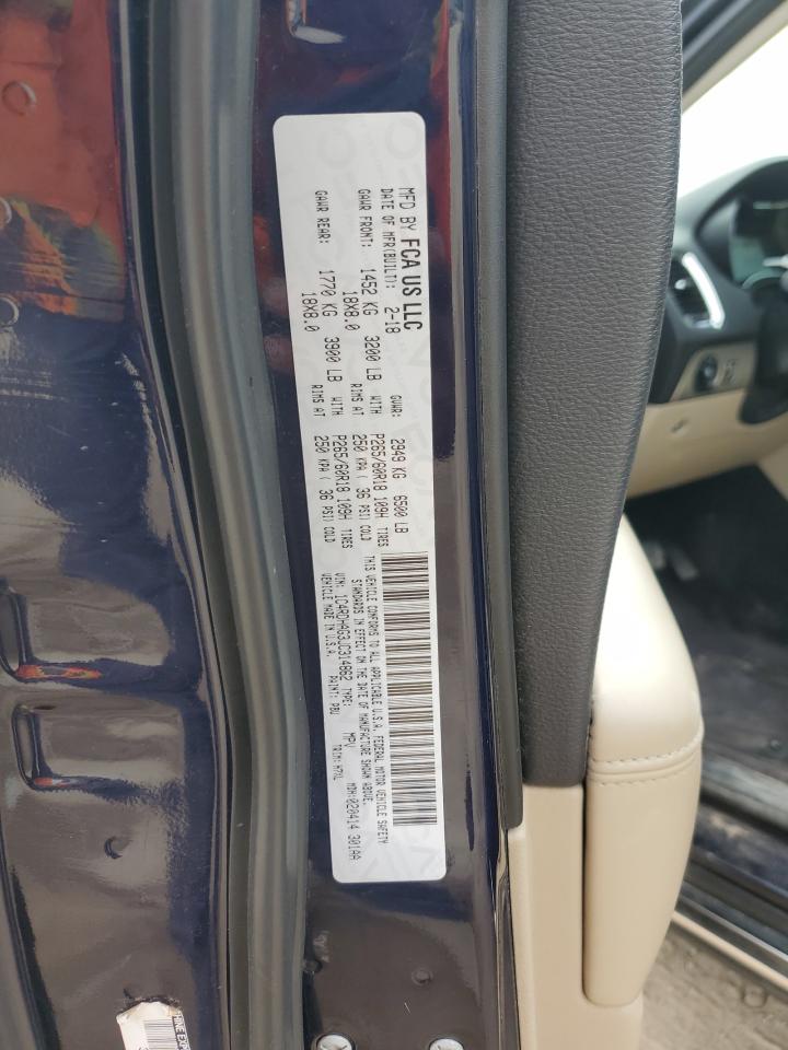 2018 Dodge Durango Sxt VIN: 1C4RDHAG3JC314862 Lot: 72356504