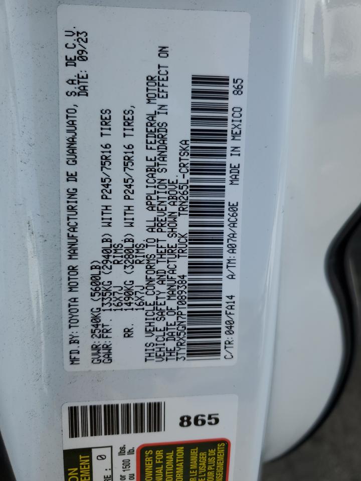 3TYRX5GN7PT089384 2023 Toyota Tacoma Access Cab