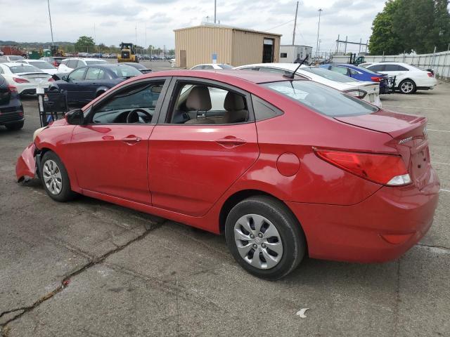  HYUNDAI ACCENT 2016 Red