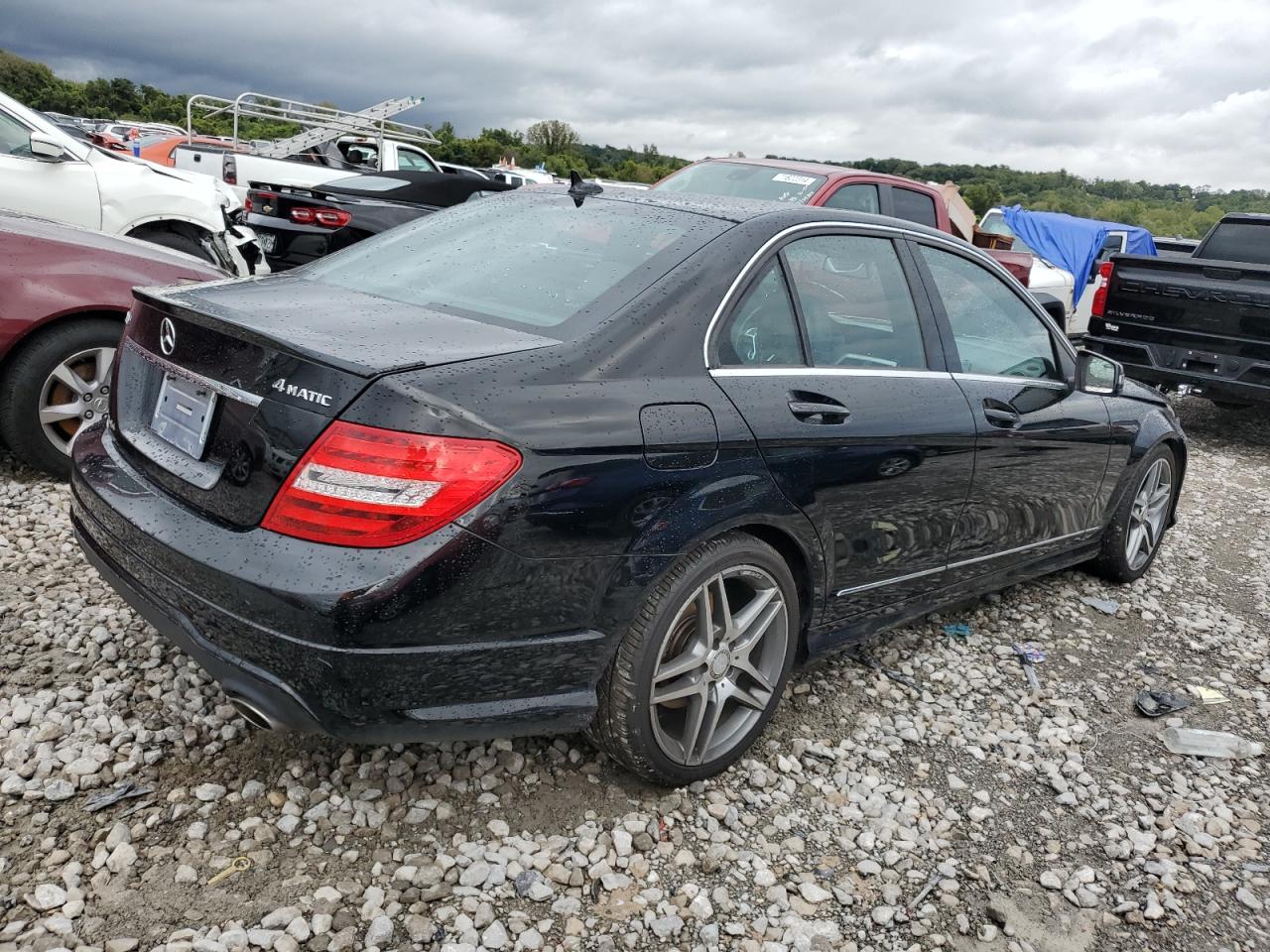 VIN WDDGF8AB6ER315213 2014 MERCEDES-BENZ C-CLASS no.3