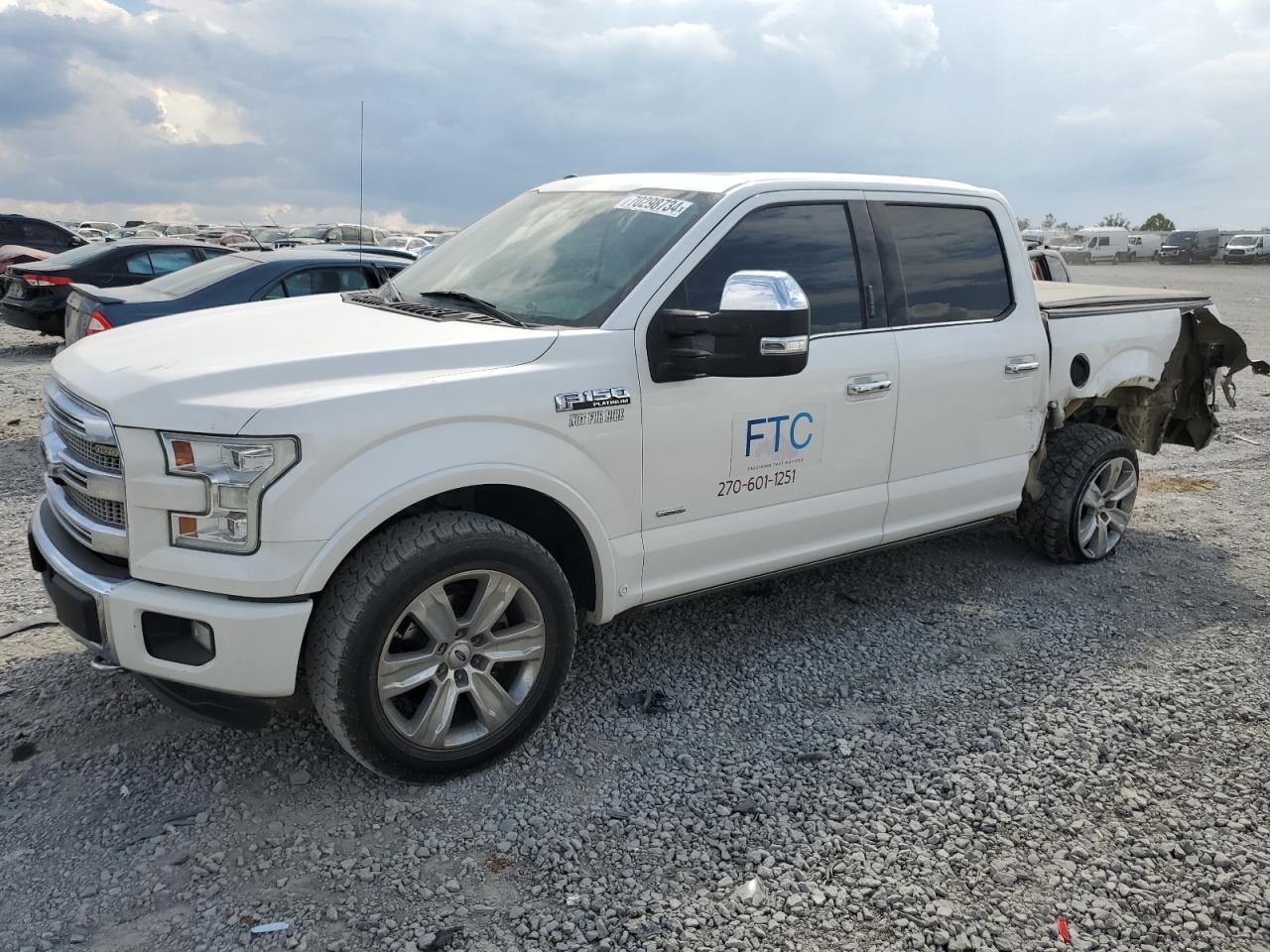 VIN 1FTEW1EGXFFA09083 2015 FORD F-150 no.1