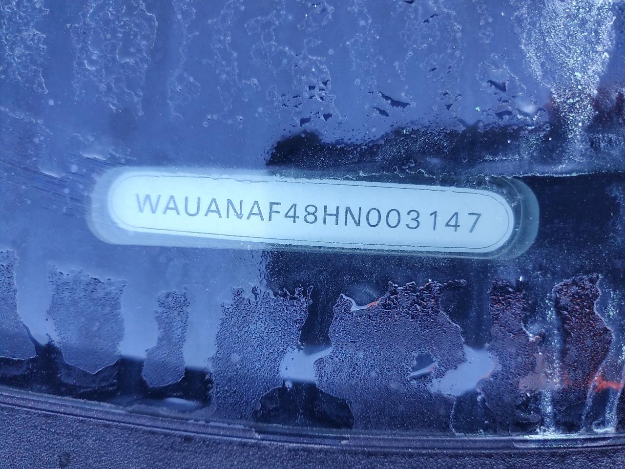 WAUANAF48HN003147 2017 Audi A4 Premium