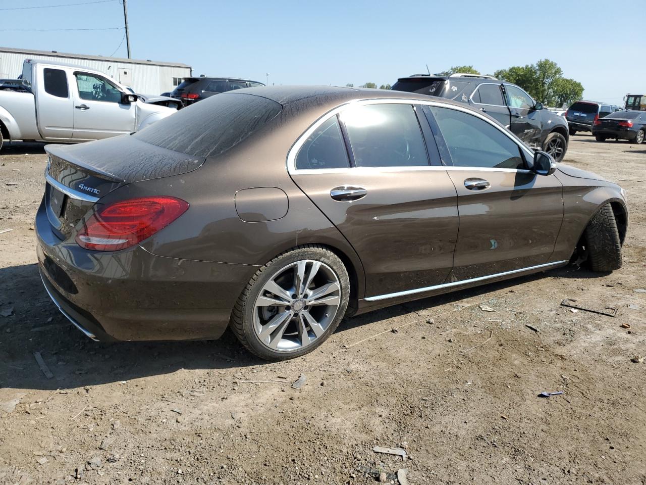 VIN 55SWF4KB3FU060135 2015 MERCEDES-BENZ C-CLASS no.3