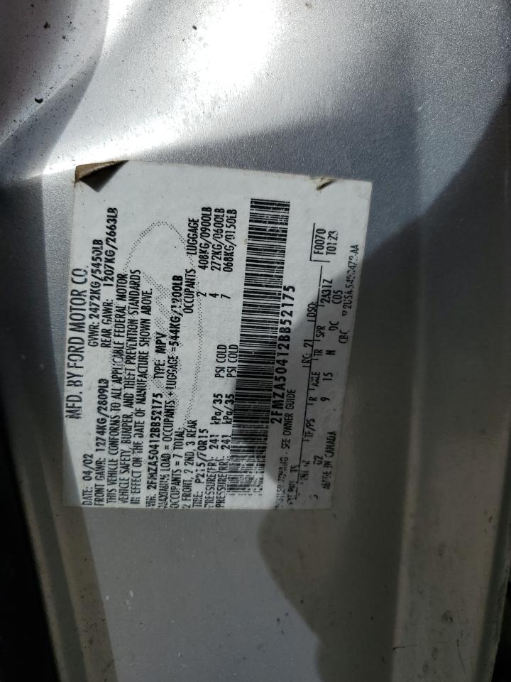 2FMZA50412BB52175 2002 Ford Windstar Lx