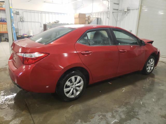  TOYOTA COROLLA 2016 Czerwony