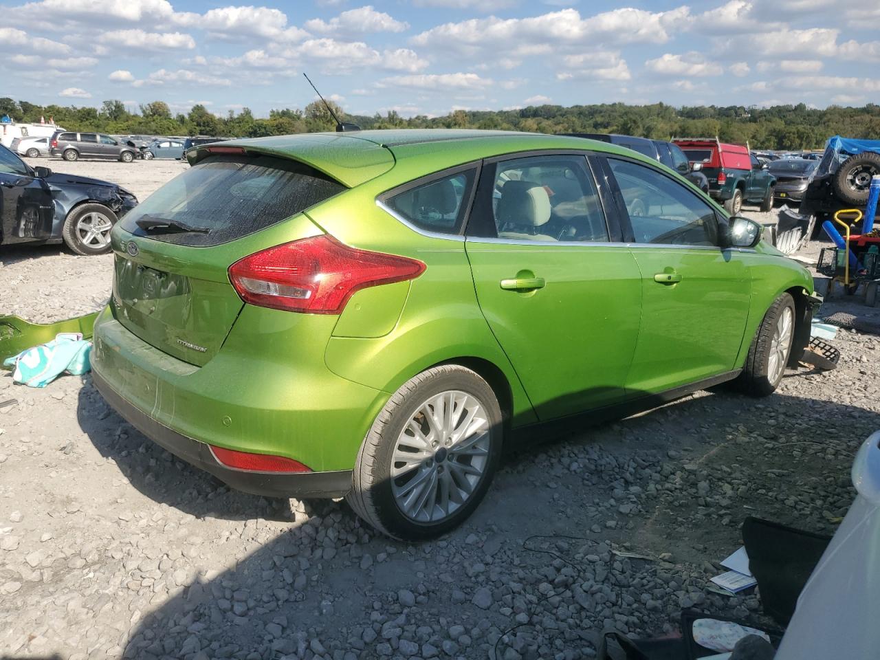 2018 Ford Focus Titanium VIN: 1FADP3N23JL314255 Lot: 71884684