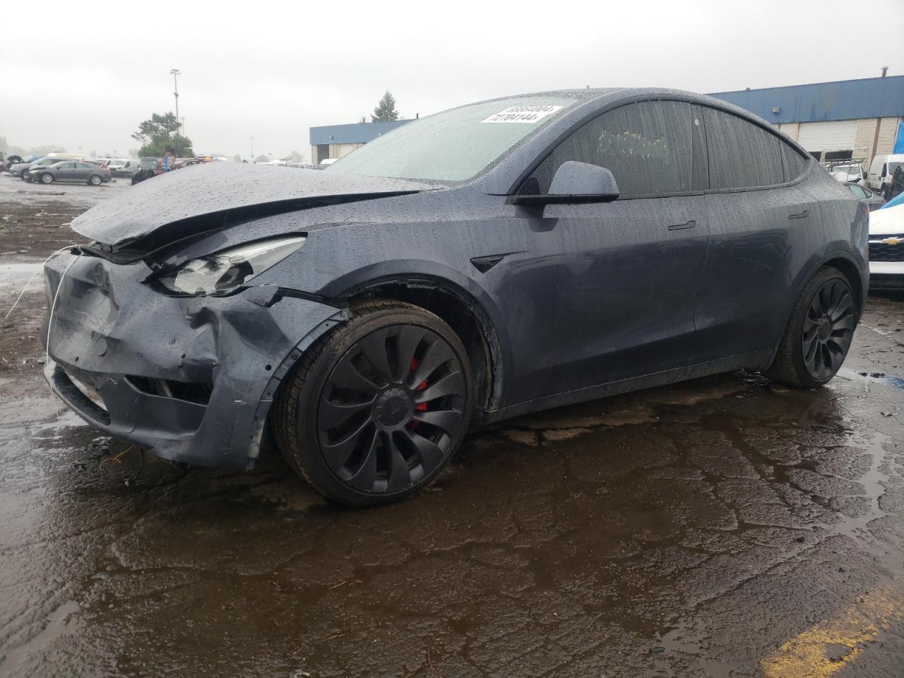 VIN 7SAYGDEF1NF550984 2022 TESLA MODEL Y no.1