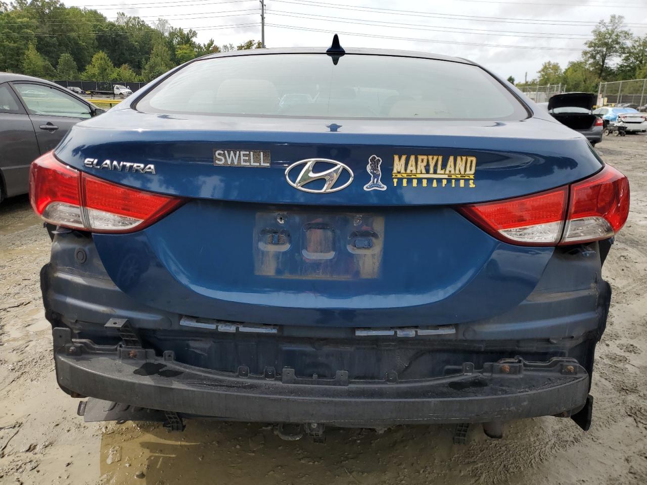 2013 Hyundai Elantra Gls VIN: KMHDH4AE1DU952527 Lot: 73096254