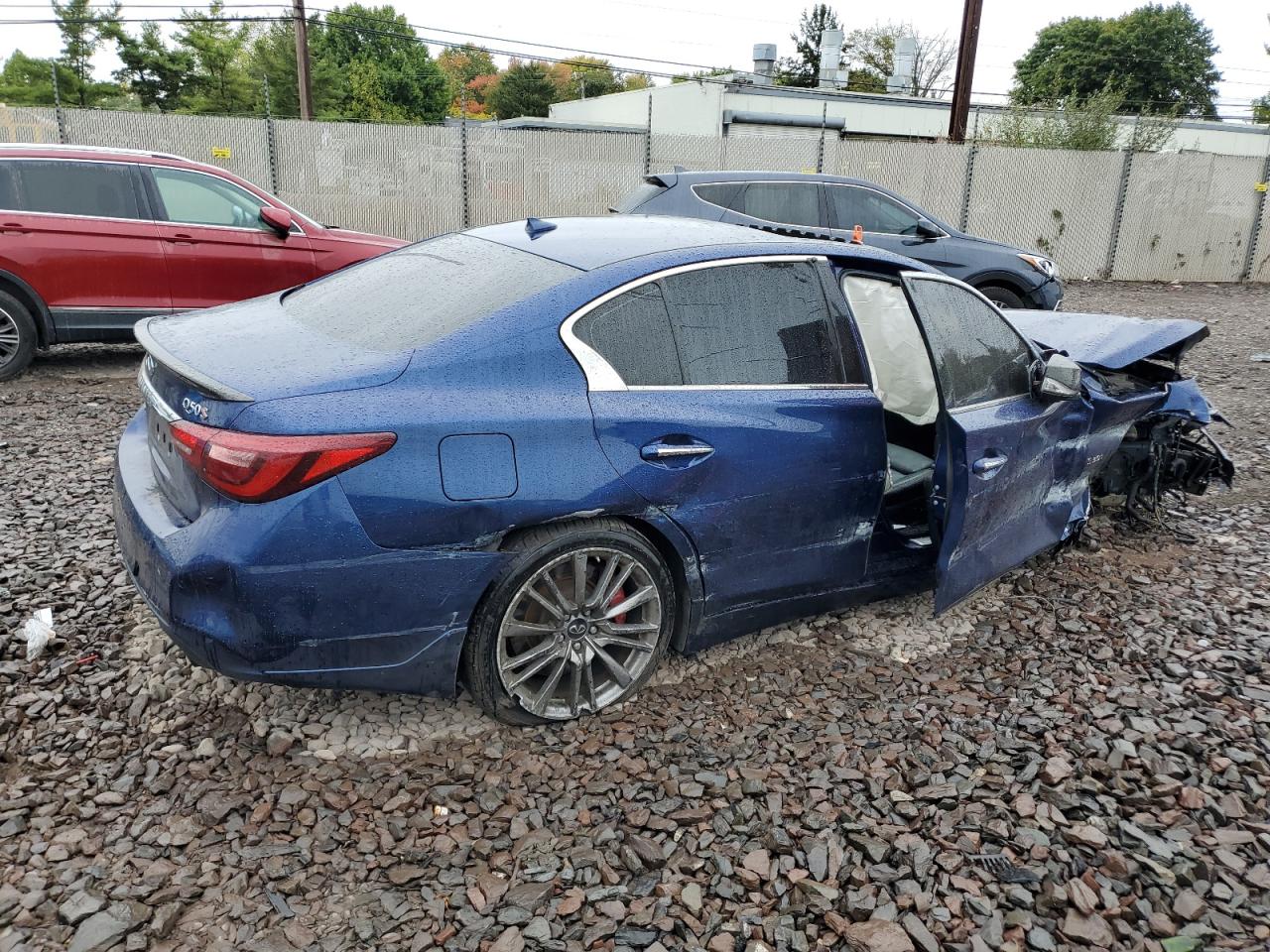 JN1FV7AR1JM480855 2018 Infiniti Q50 Red Sport 400