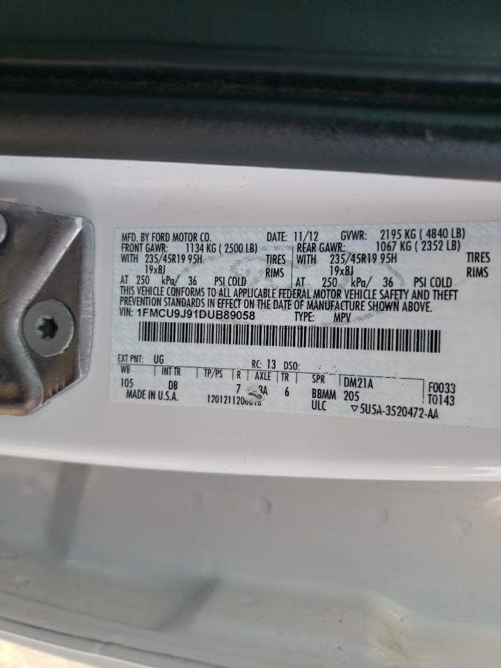 1FMCU9J91DUB89058 2013 Ford Escape Titanium