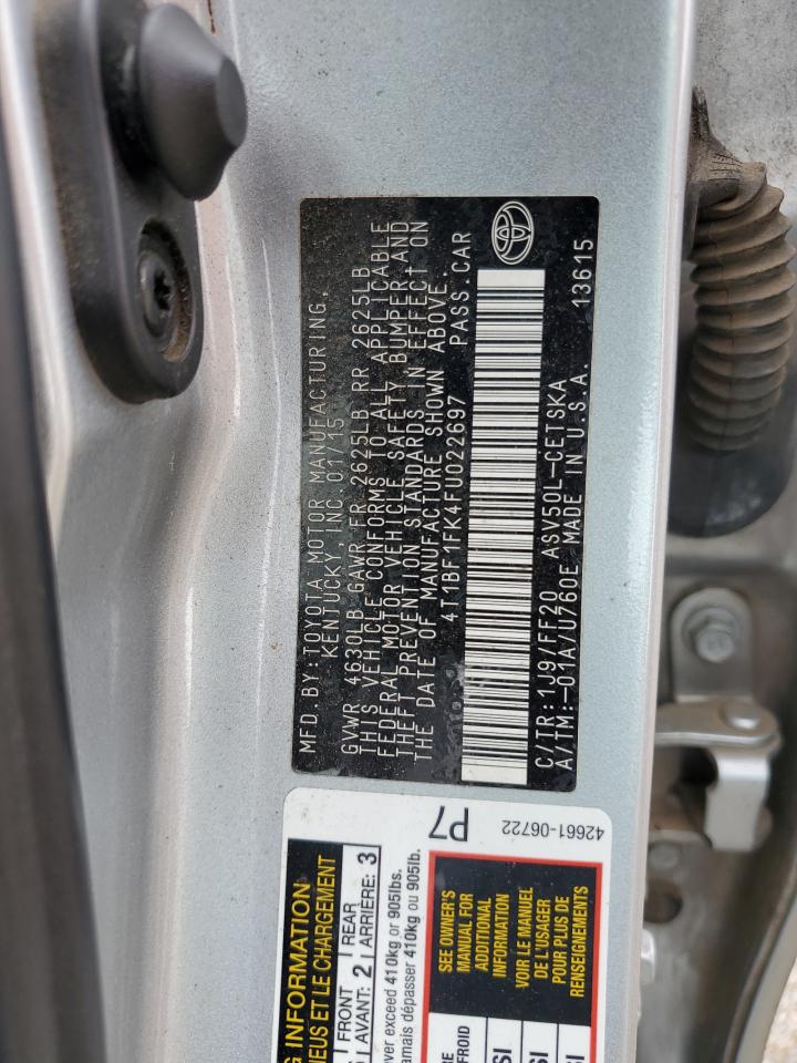 4T1BF1FK4FU022697 2015 Toyota Camry Le