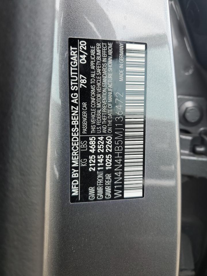 W1N4N4HB5MJ136472 2021 Mercedes-Benz Gla 250 4Matic