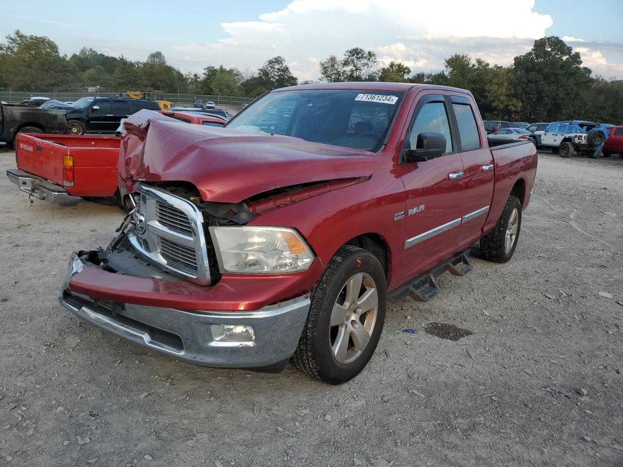 2010 Dodge Ram 1500 VIN: 1D7RV1GT4AS256474 Lot: 71361234