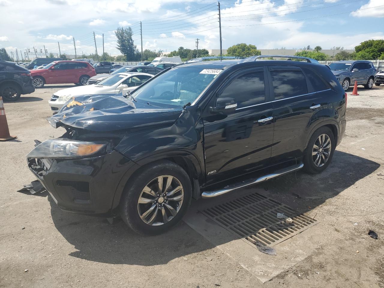 2013 Kia Sorento Sx VIN: 5XYKWDA20DG313824 Lot: 72425684