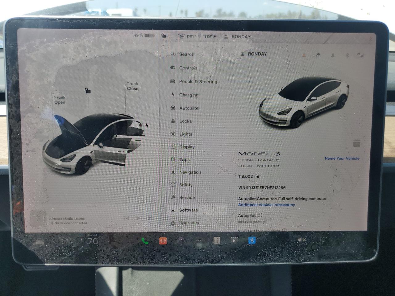 5YJ3E1EB7NF212286 2022 Tesla Model 3