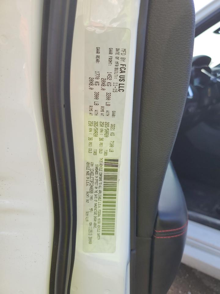 2015 Dodge Durango R/T VIN: 1C4SDJCT3FC240269 Lot: 72052244