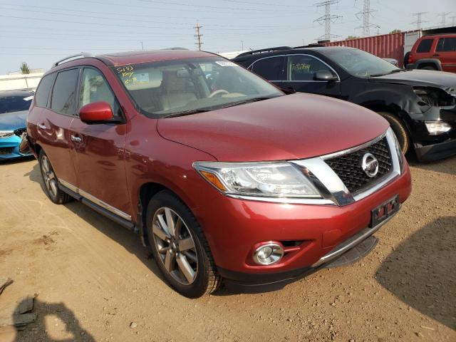  NISSAN PATHFINDER 2015 Red