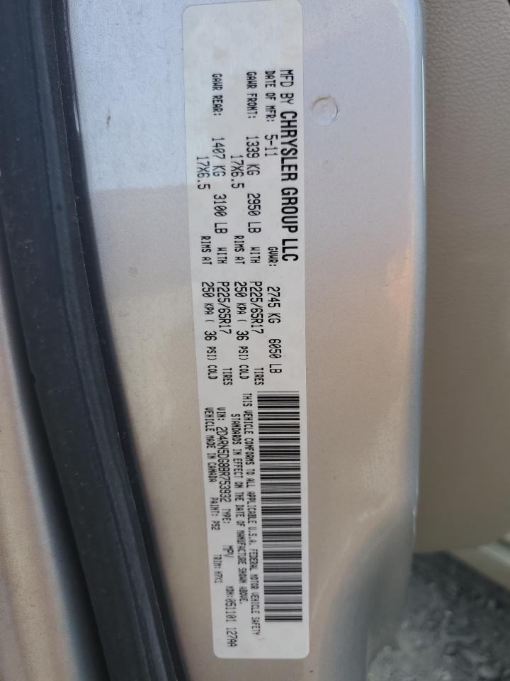 2D4RN5DG8BR753932 2011 Dodge Grand Caravan Crew