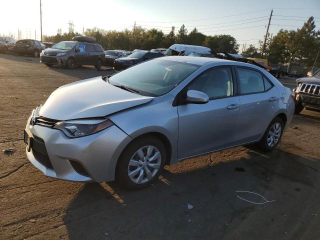 Sedans TOYOTA COROLLA 2014 Srebrny