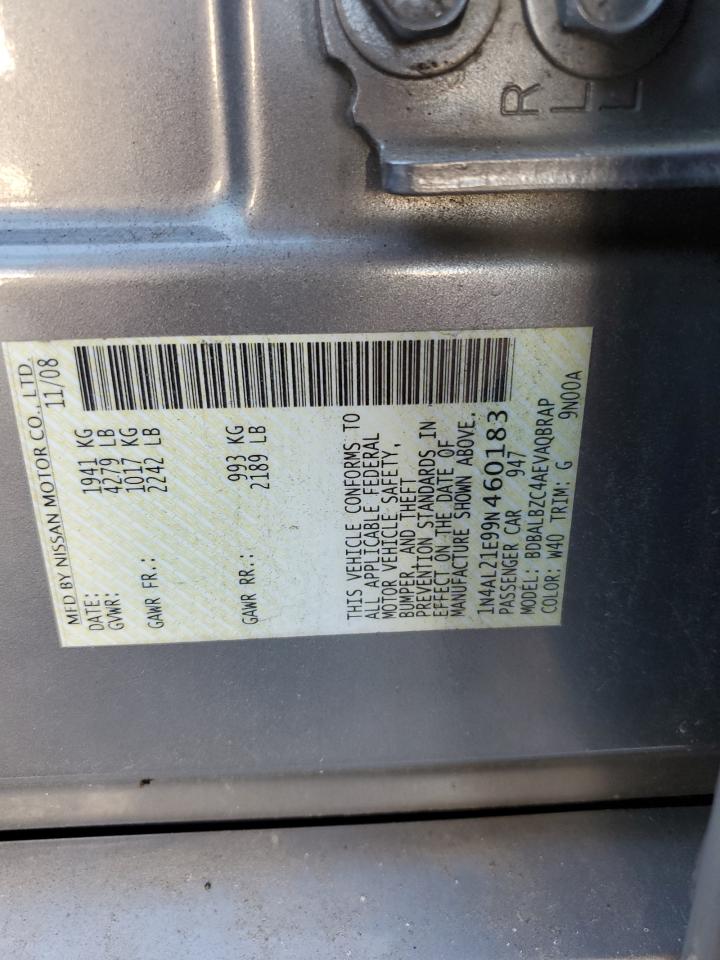 1N4AL21E99N460183 2009 Nissan Altima 2.5