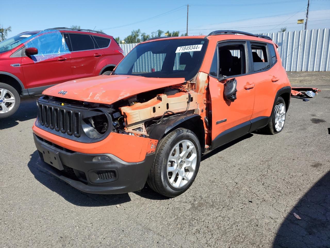 2017 Jeep Renegade Sport VIN: ZACCJAAB3HPF91141 Lot: 71849344