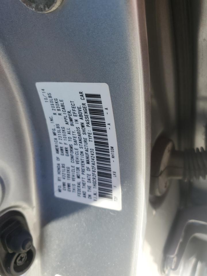 1HGCR2F82FA042430 2015 Honda Accord Exl