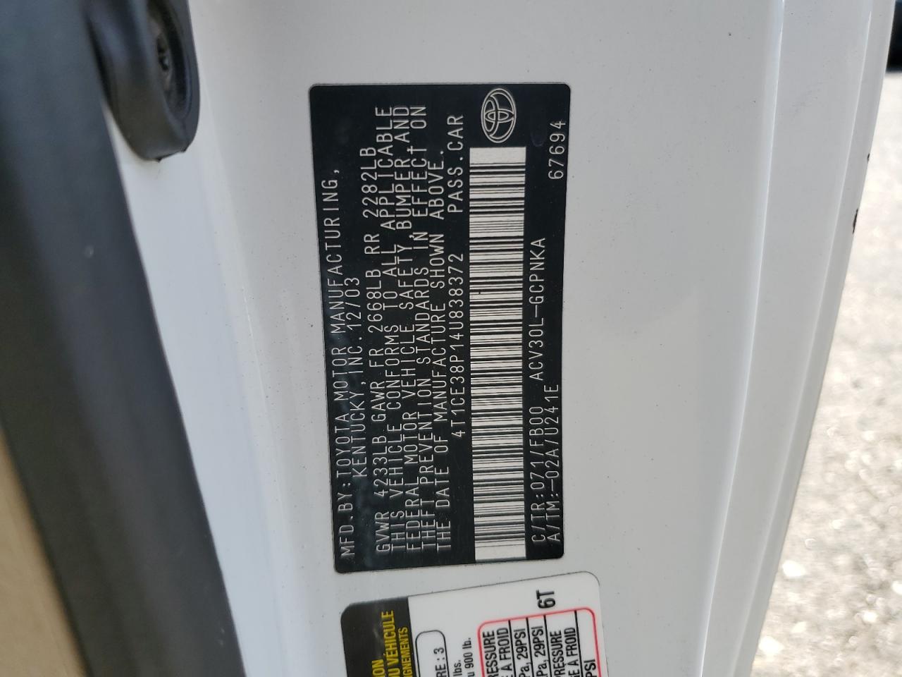 2004 Toyota Camry Solara - Image 12