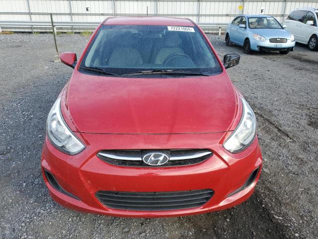  HYUNDAI ACCENT 2015 Czerwony