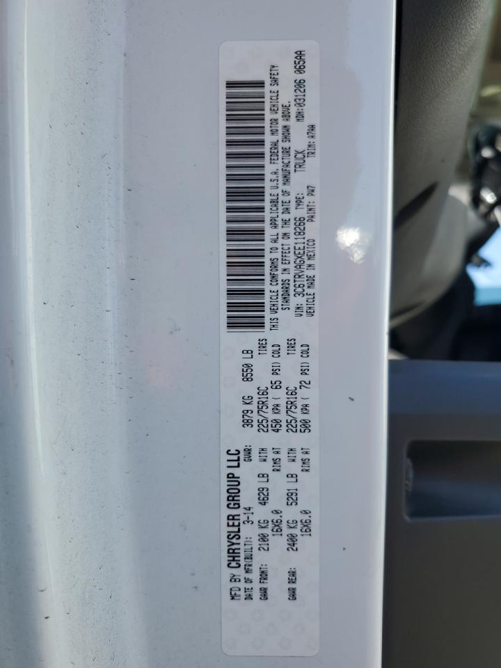 3C6TRVAGXEE118266 2014 Ram Promaster 1500 1500 Standard