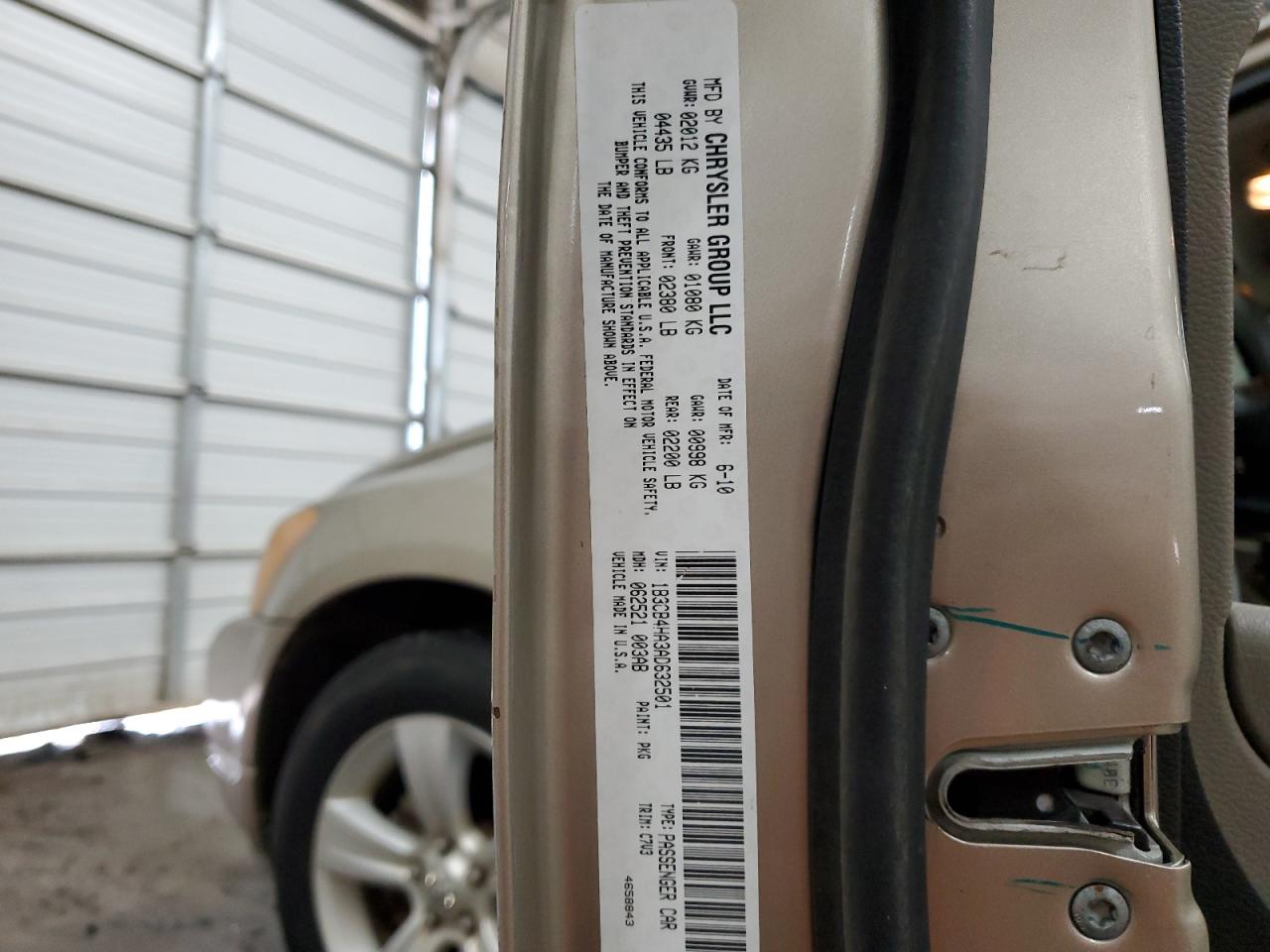 1B3CB4HA3AD632501 2010 Dodge Caliber Sxt