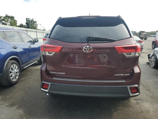  TOYOTA HIGHLANDER 2018 Бургунди