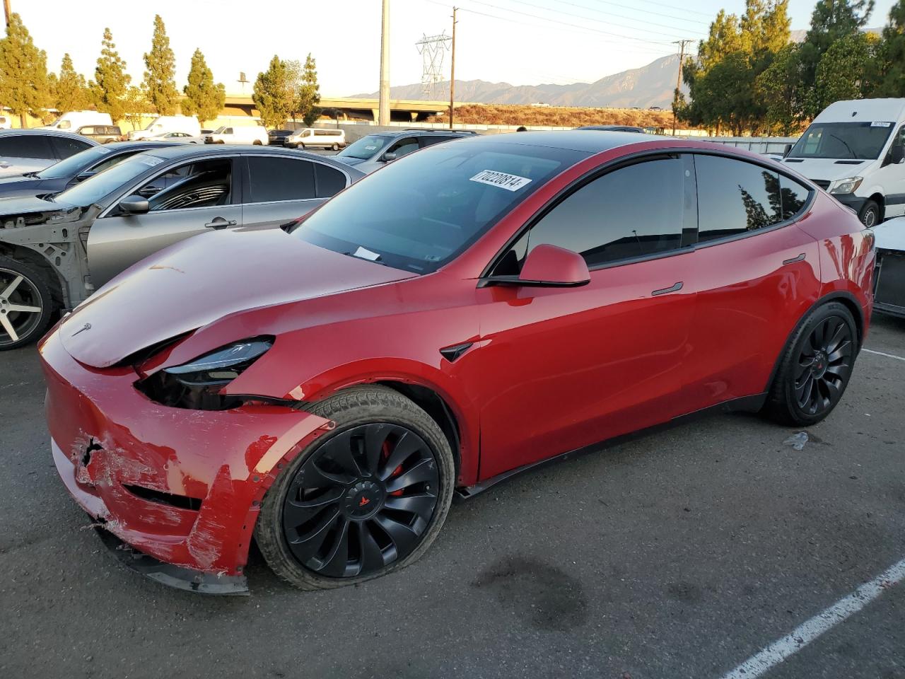 5YJYGDEF5MF251977 2021 TESLA MODEL Y - Image 1