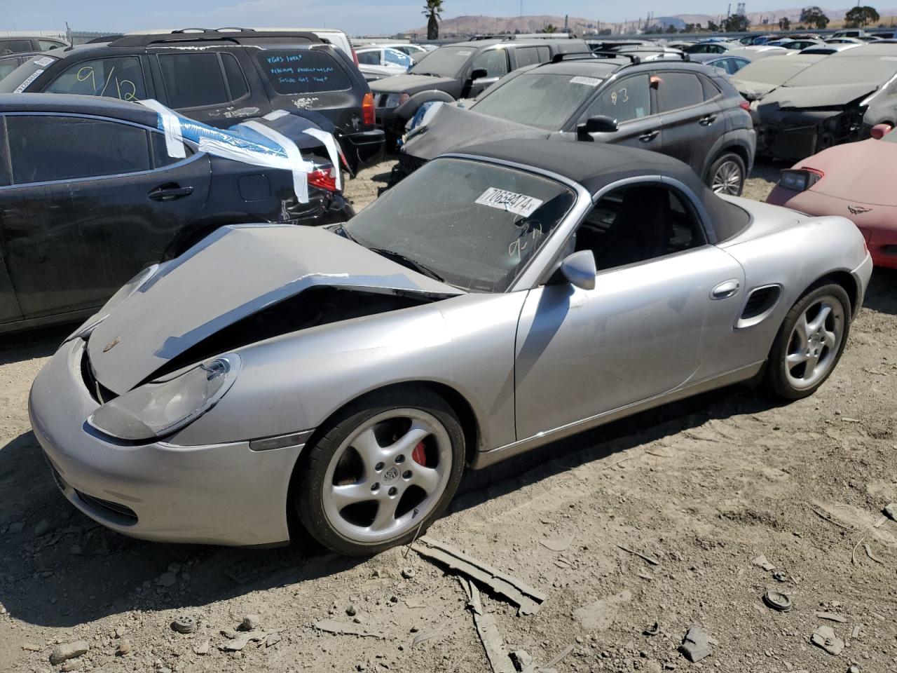 2000 Porsche Boxster S silver null gas WP0CB2982YU660735 photo #1