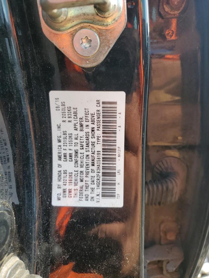 1HGCR2F83HA058199 2017 Honda Accord Exl