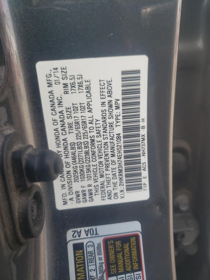 2HKRM3H74EH521084 2014 Honda Cr-V Exl