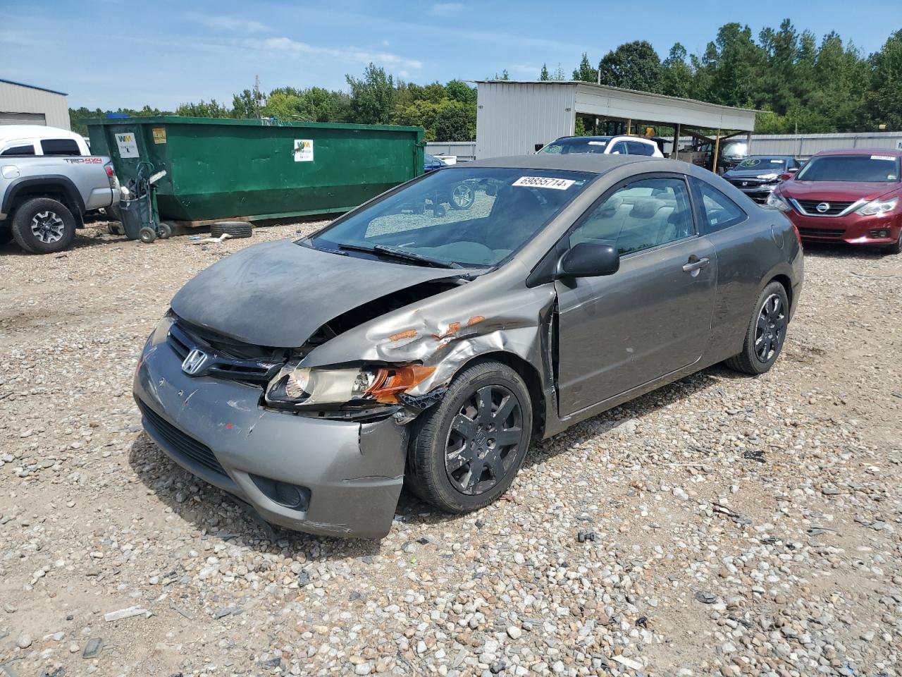 2007 Honda Civic Lx VIN: 2HGFG12637H524957 Lot: 69855714