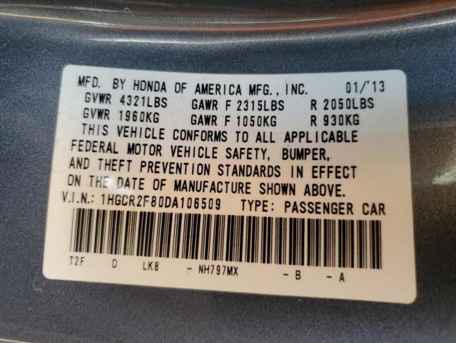 2013 HONDA ACCORD EXL