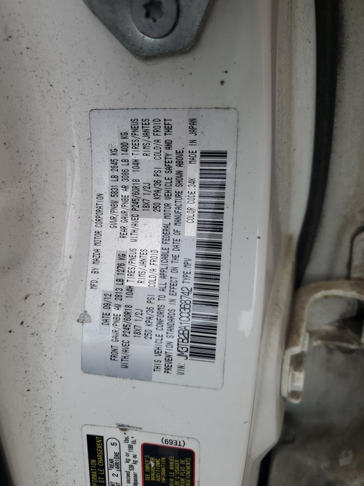 JM3TB2BA1C0368742 2012 Mazda Cx-9