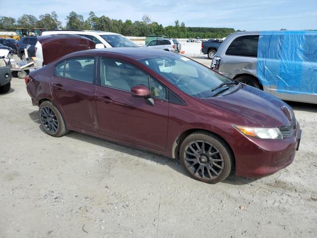 Sedans HONDA CIVIC 2012 Red