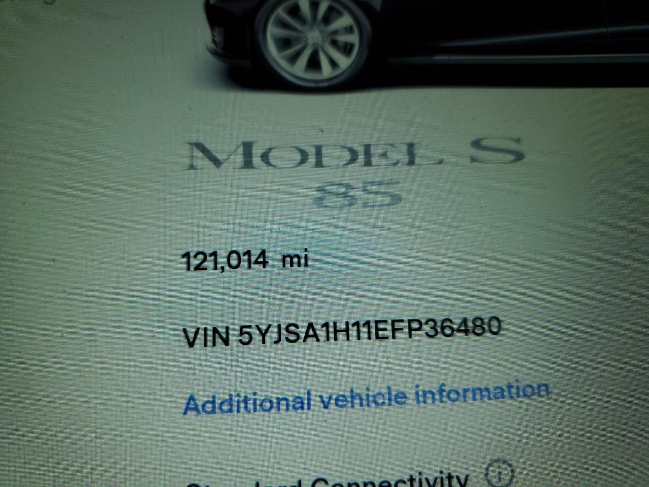 2014 Tesla Model S VIN: 5YJSA1H11EFP36480 Lot: 71210254