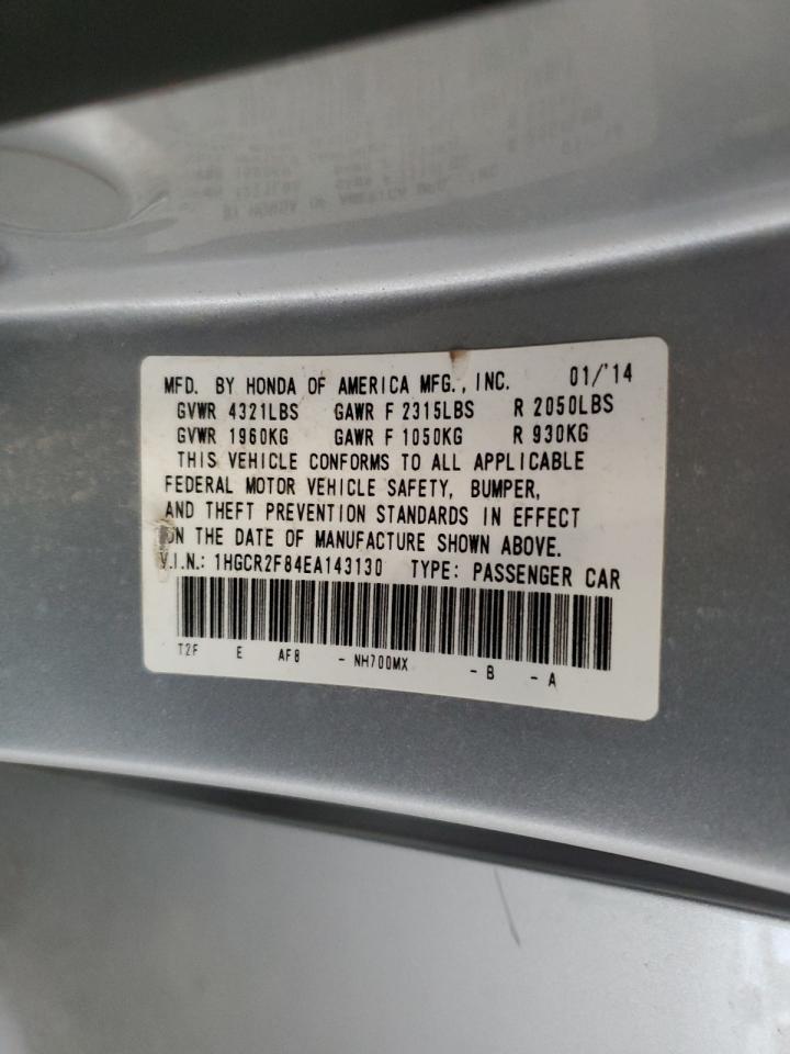 1HGCR2F84EA143130 2014 Honda Accord Exl