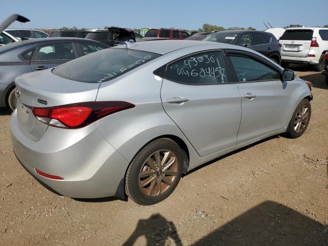  HYUNDAI ELANTRA 2015 Srebrny