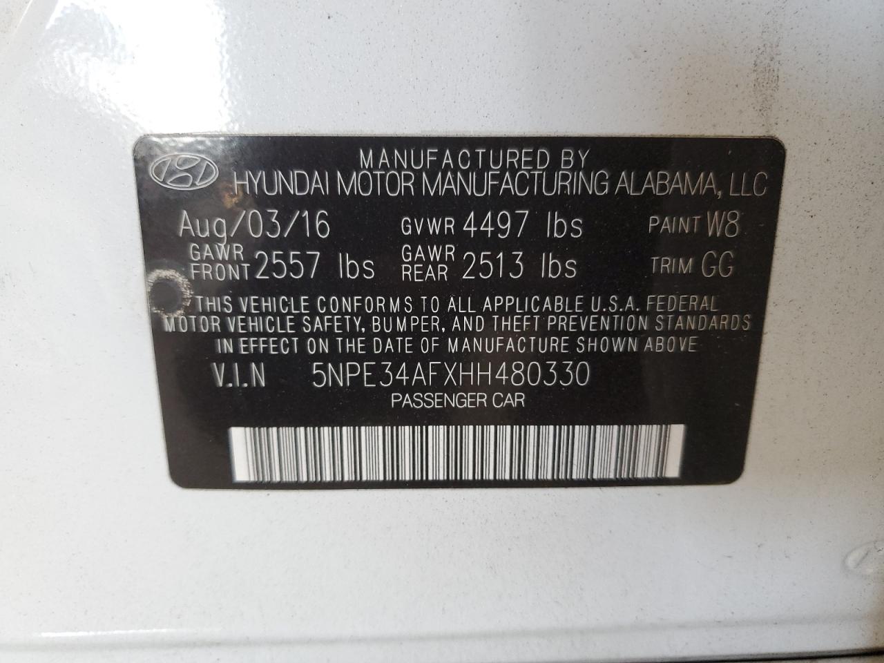 2017 Hyundai Sonata - Image 12