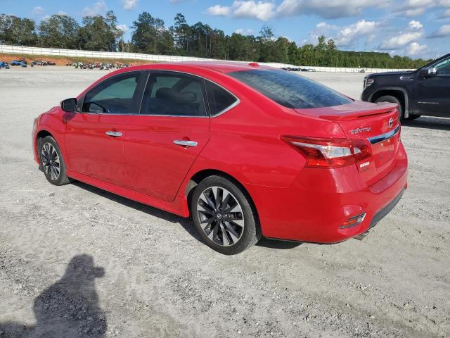  NISSAN SENTRA 2017 Czerwony