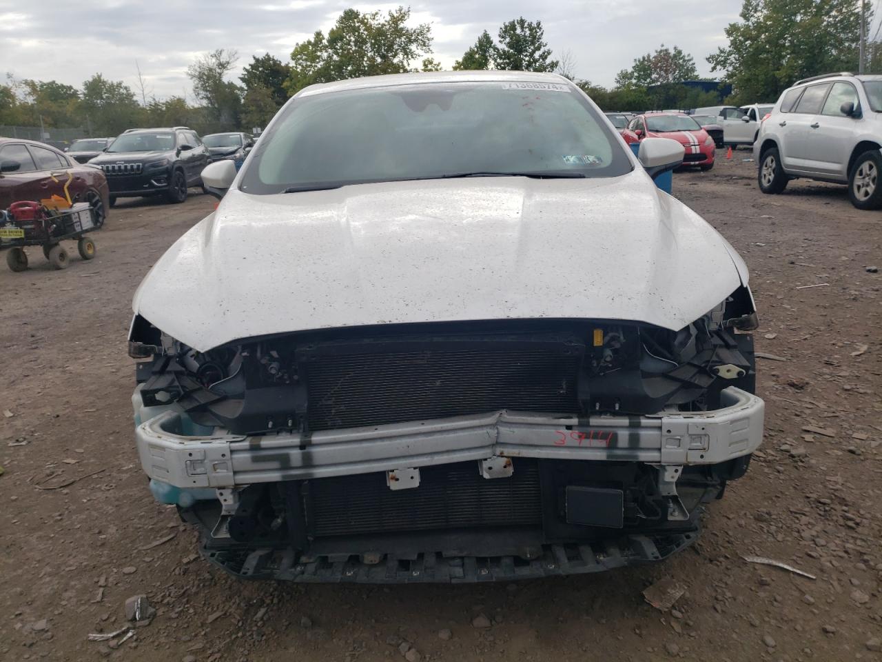 2019 Ford Fusion Se VIN: 3FA6P0HD7KR245352 Lot: 71368574