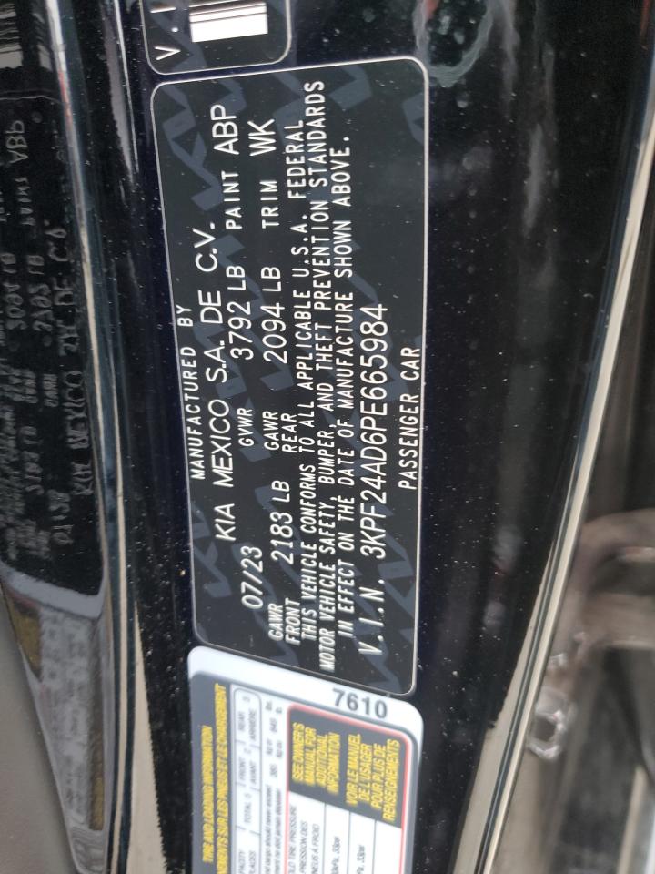 3KPF24AD6PE665984 2023 Kia Forte Lx