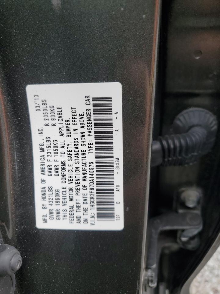 1HGCR2F87DA140575 2013 Honda Accord Exl